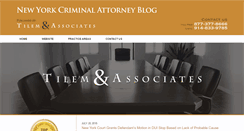 Desktop Screenshot of newyorkcriminalattorneyblog.com