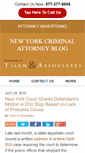 Mobile Screenshot of newyorkcriminalattorneyblog.com